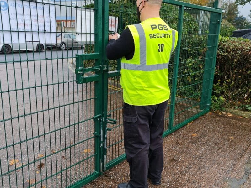 skilled security officer